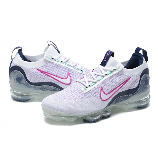 Air VaporMax 2021 Flyknit (W/M) Shoes White Pink DB1550-105