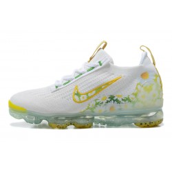 Air VaporMax 2021 Flyknit (W/M) Shoes White Yellow