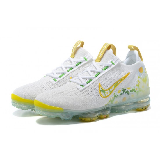 Air VaporMax 2021 Flyknit (W/M) Shoes White Yellow