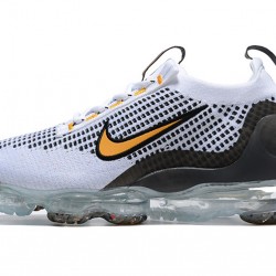 Air VaporMax 2021 Flyknit (W/M) Shoes White Yellow and Black