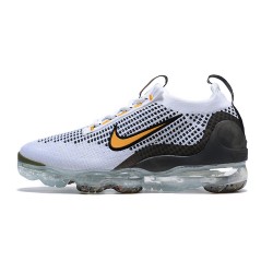 Air VaporMax 2021 Flyknit (W/M) Shoes White Yellow and Black