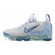 Air VaporMax 2021 Flyknit (W/M) Shoes White and Blue