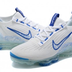 Air VaporMax 2021 Flyknit (W/M) Shoes White and Blue