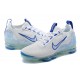 Air VaporMax 2021 Flyknit (W/M) Shoes White and Blue