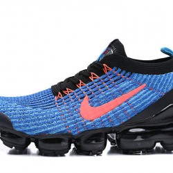 Womens/Mens Nike Air VaporMax Flyknit 3 Black Blue Sneakers AJ6900-015