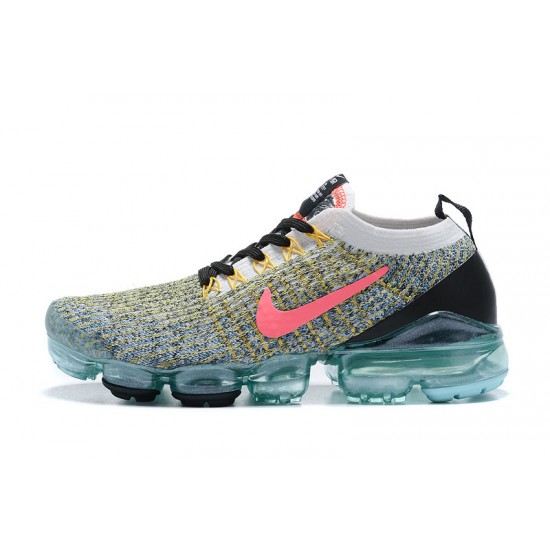 Womens/Mens Nike Air VaporMax Flyknit 3 Black Green Sneakers AJ6910-104