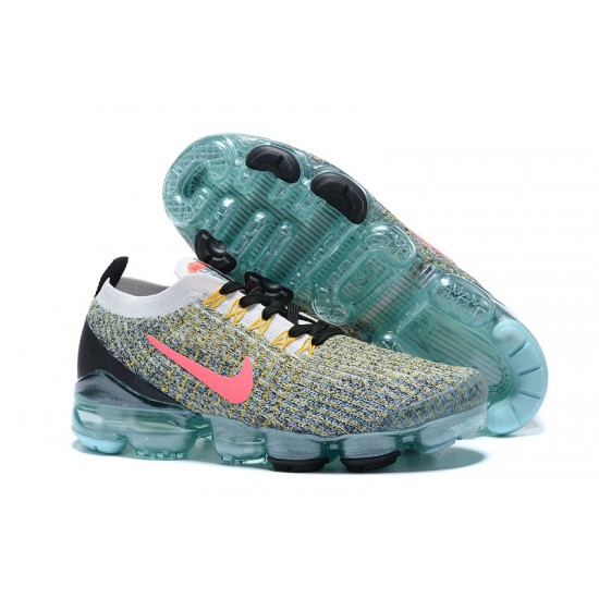 Womens/Mens Nike Air VaporMax Flyknit 3 Black Green Sneakers AJ6910-104