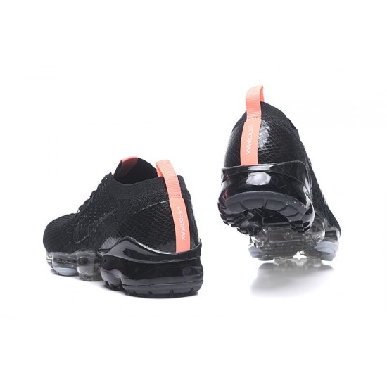 Womens/Mens Nike Air VaporMax Flyknit 3 Black Orange Sneakers