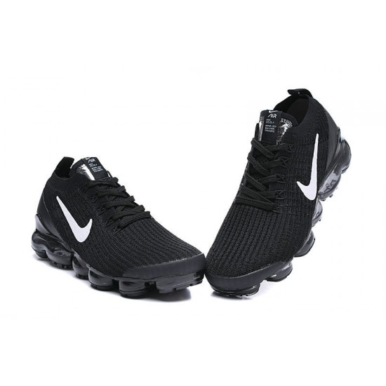 Womens/Mens Nike Air VaporMax Flyknit 3 Black Sneakers AJ6900-001