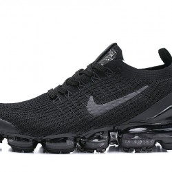 Womens/Mens Nike Air VaporMax Flyknit 3 Black Sneakers AJ6900-004