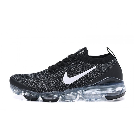 Womens/Mens Nike Air VaporMax Flyknit 3 Black White Sneakers AJ6900-212