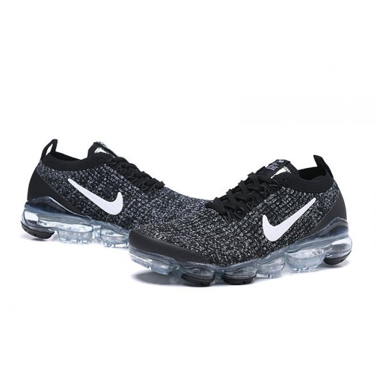 Womens/Mens Nike Air VaporMax Flyknit 3 Black White Sneakers AJ6900-212