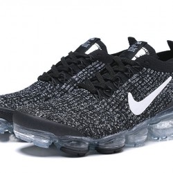 Womens/Mens Nike Air VaporMax Flyknit 3 Black White Sneakers AJ6900-212