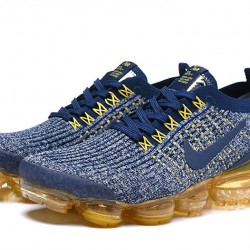 Womens/Mens Nike Air VaporMax Flyknit 3 Blue Yellow  Sneakers AJ6900-444