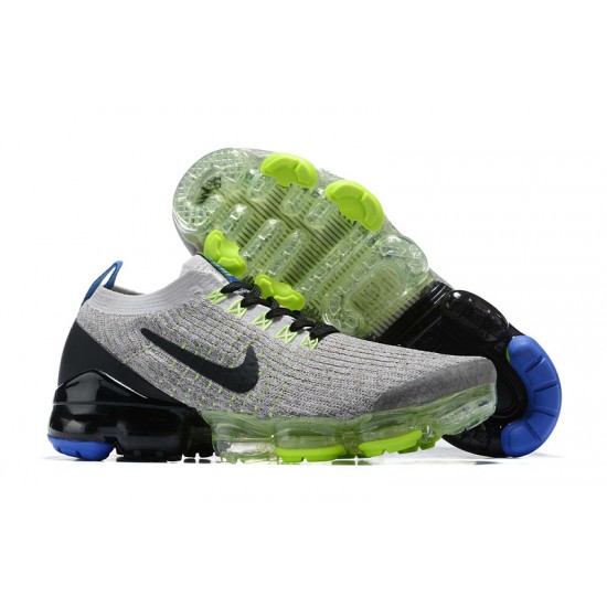 Womens/Mens Nike Air VaporMax Flyknit 3 Grey Blue Sneakers AJ6900-112