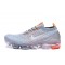 Womens/Mens Nike Air VaporMax Flyknit 3 Grey Orange Sneakers AJ6900-003