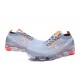 Womens/Mens Nike Air VaporMax Flyknit 3 Grey Orange Sneakers AJ6900-003