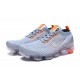 Womens/Mens Nike Air VaporMax Flyknit 3 Grey Orange Sneakers AJ6900-003