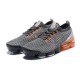 Womens/Mens Nike Air VaporMax Flyknit 3 Grey Orange Sneakers AJ6900-024