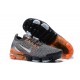 Womens/Mens Nike Air VaporMax Flyknit 3 Grey Orange Sneakers AJ6900-024