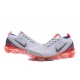 Womens/Mens Nike Air VaporMax Flyknit 3 Grey Red Sneakers AJ6900-600