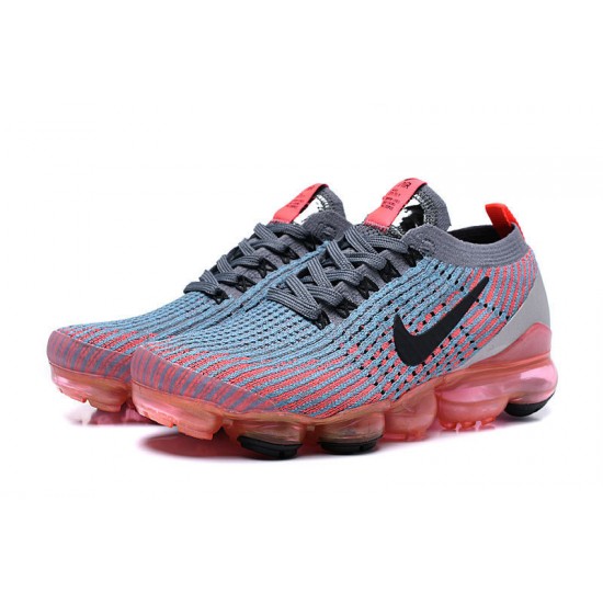 Womens/Mens Nike Air VaporMax Flyknit 3 Grey Red Sneakers AJ6900-601