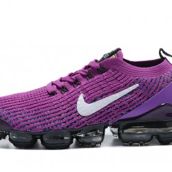 Womens/Mens Nike Air VaporMax Flyknit 3 Purple Black Sneakers AJ6900-502