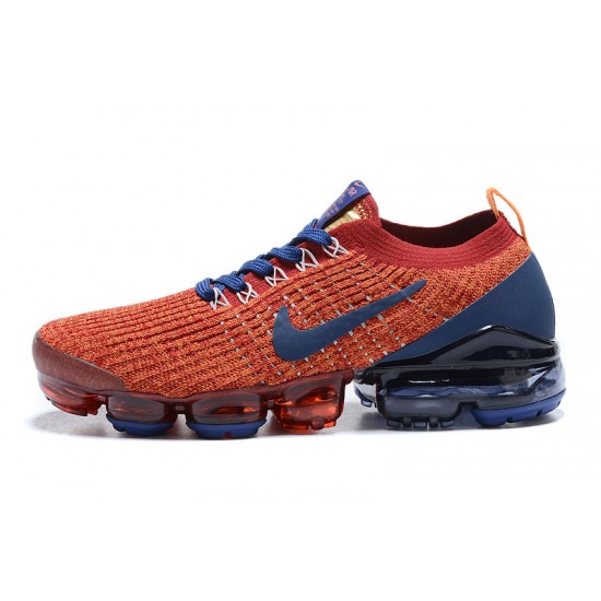 Womens/Mens Nike Air VaporMax Flyknit 3 Red Blue Sneakers AJ6900-600