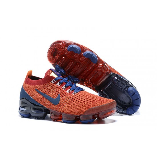 Womens/Mens Nike Air VaporMax Flyknit 3 Red Blue Sneakers AJ6900-600