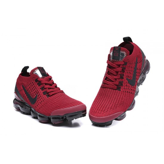 Womens/Mens Nike Air VaporMax Flyknit 3 Red Sneakers AJ6900-602