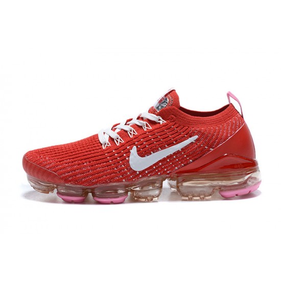 Womens/Mens Nike Air VaporMax Flyknit 3 Red White Sneakers CU4756-600