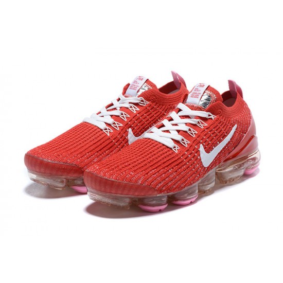 Womens/Mens Nike Air VaporMax Flyknit 3 Red White Sneakers CU4756-600