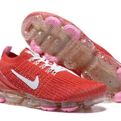 Womens/Mens Nike Air VaporMax Flyknit 3 Red White Sneakers CU4756-600