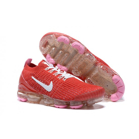 Womens/Mens Nike Air VaporMax Flyknit 3 Red White Sneakers CU4756-600