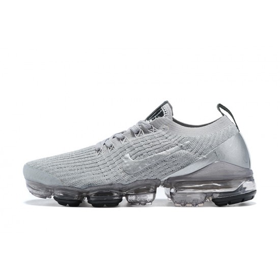 Womens/Mens Nike Air VaporMax Flyknit 3 Silver Grey Sneakers AJ6900-101