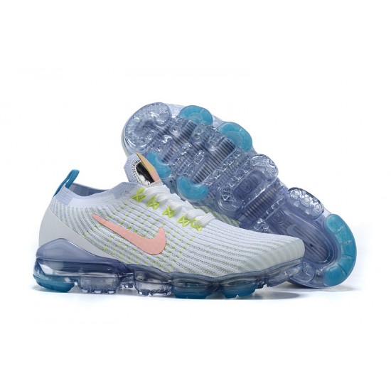 Womens/Mens Nike Air VaporMax Flyknit 3 White Blue Sneakers AJ6900-003