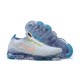 Womens/Mens Nike Air VaporMax Flyknit 3 White Blue Sneakers AJ6900-003