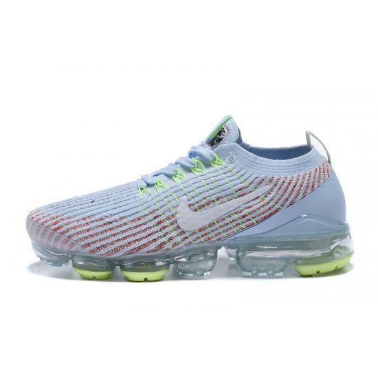 Womens/Mens Nike Air VaporMax Flyknit 3 White Blue Sneakers AJ6910-200