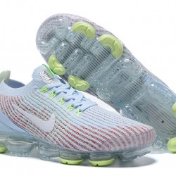 Womens/Mens Nike Air VaporMax Flyknit 3 White Blue Sneakers AJ6910-200