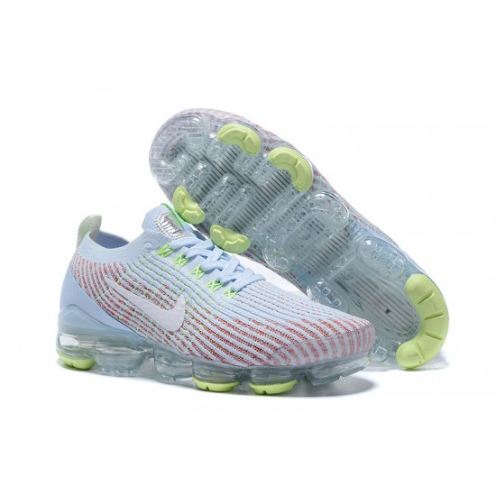 Womens/Mens Nike Air VaporMax Flyknit 3 White Blue Sneakers AJ6910-200