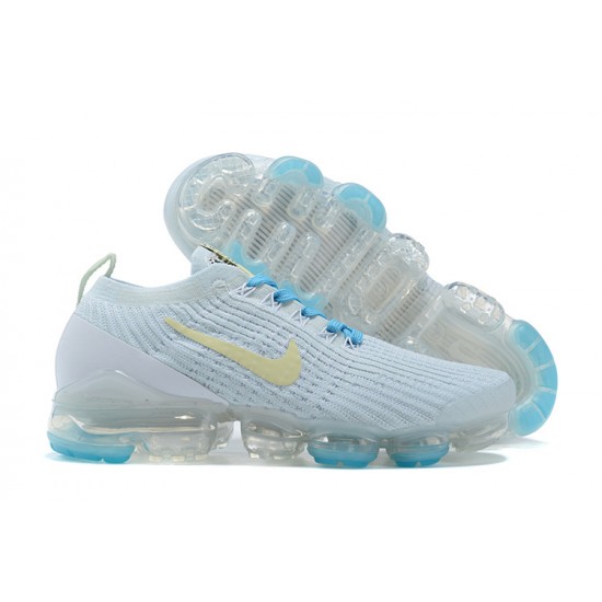 Womens/Mens Nike Air VaporMax Flyknit 3 White Blue Sneakers AJ6910-500