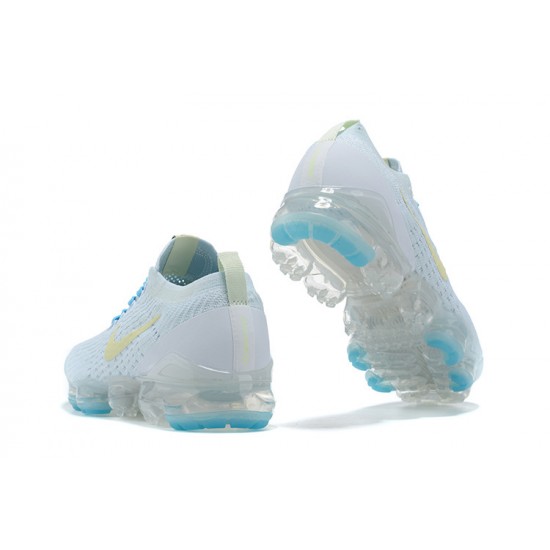 Womens/Mens Nike Air VaporMax Flyknit 3 White Blue Sneakers AJ6910-500