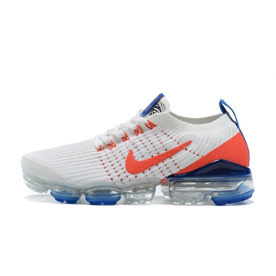 Womens/Mens Nike Air VaporMax Flyknit 3 White Blue Sneakers CZ7994-100