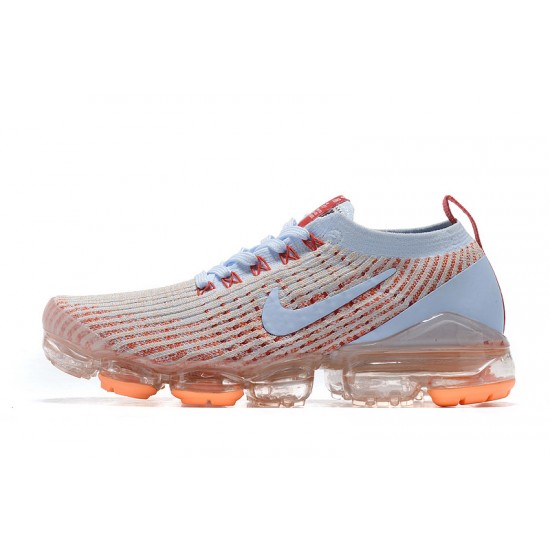 Womens/Mens Nike Air VaporMax Flyknit 3 White Orange Sneakers AJ6910-400