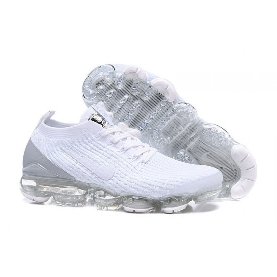 Womens/Mens Nike Air VaporMax Flyknit 3 White Sneakers AJ6900-100