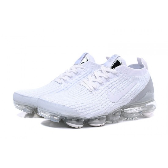 Womens/Mens Nike Air VaporMax Flyknit 3 White Sneakers AJ6900-100