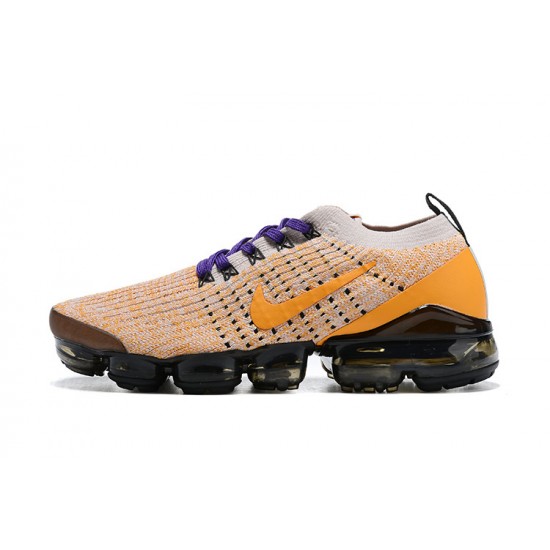 Womens/Mens Nike Air VaporMax Flyknit 3 Yellow Purple Sneakers AJ6900-222