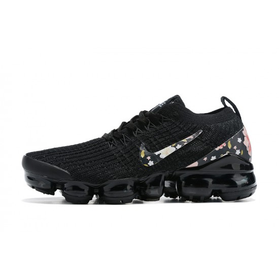 Womens Nike Air VaporMax Flyknit 3 Black Sneakers CK0730-188