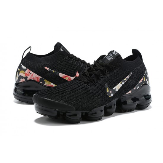 Womens Nike Air VaporMax Flyknit 3 Black Sneakers CK0730-188