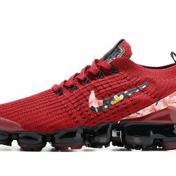 Womens Nike Air VaporMax Flyknit 3 Red Black Sneakers CT1274 -600